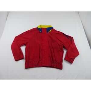 Tommy Hilfiger Sailing Jacket Sz XL Red Blue Yellow 1990s